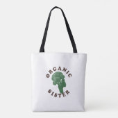 Biologische Zus Tote Bag (Achterkant)