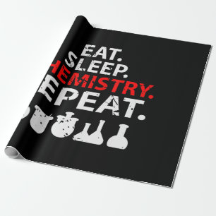 Biology Chemistry Teacher Scientist Gift Chemistry Cadeaupapier