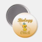 Biology Chick Magneet (Voorkant / Achterkant)