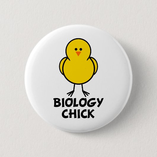 Biology Chick Ronde Button 5,7 Cm (Voorkant)