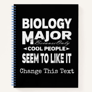 Biology College Major alleen maar klaag mensen zo  Notitieboek