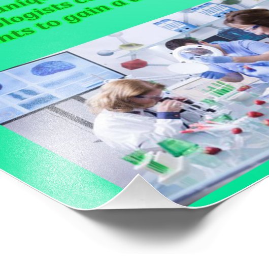 Biology Foto Afdruk (Hoek)