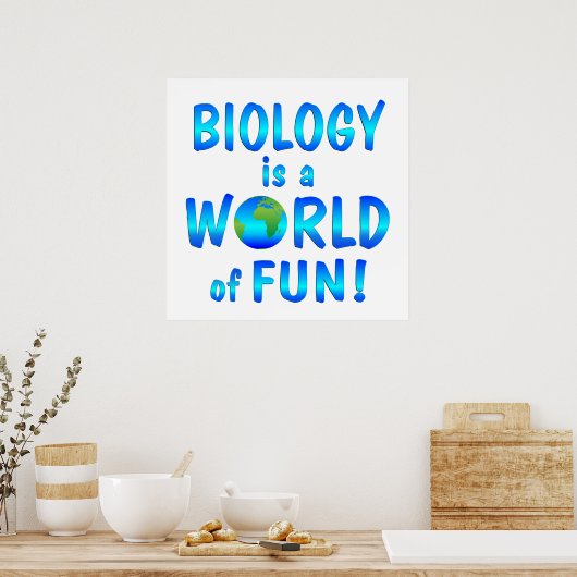 Biology Fun Poster (Keuken)