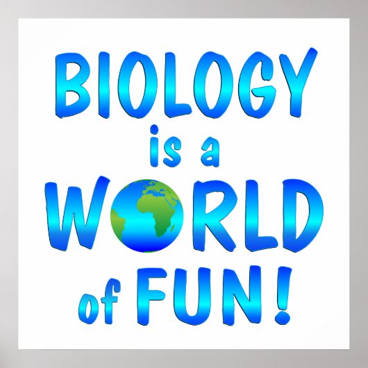 Biology Fun Poster (Voorkant)