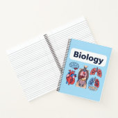 Biology Human Anatomy Organs Educational Notebook  Notitieboek (Binnen)