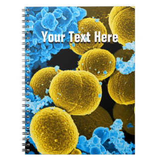 Biology Microbiology Abstracte notebook Sjabloon Notitieboek