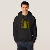 Biology Mycology Frog Catcher Mushroom Collector F Hoodie (Voorkant volledig)