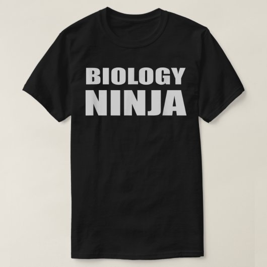 Biology Ninja Shirt Bio Teacher Student Science (Design voorkant)