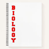 Biology Notitieboek (Voorkant)