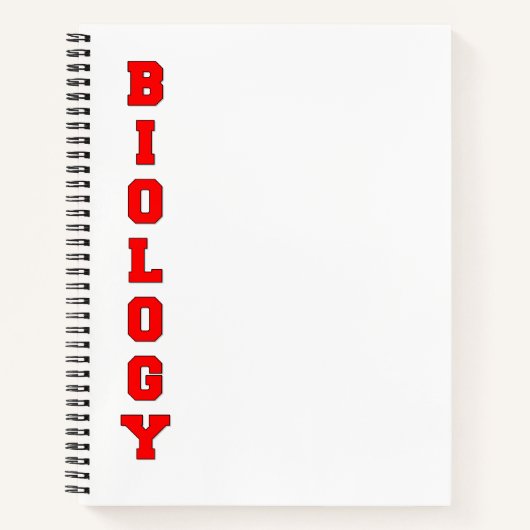 Biology Notitieboek (Voorkant)