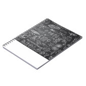 Biology Science Doodle in Gray Chalkboard Notitieboek (Linkerzijde)