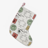 Biology Science Lab Teacher Holiday Cell School Kleine Kerstsok (Voorkant (Hangend))