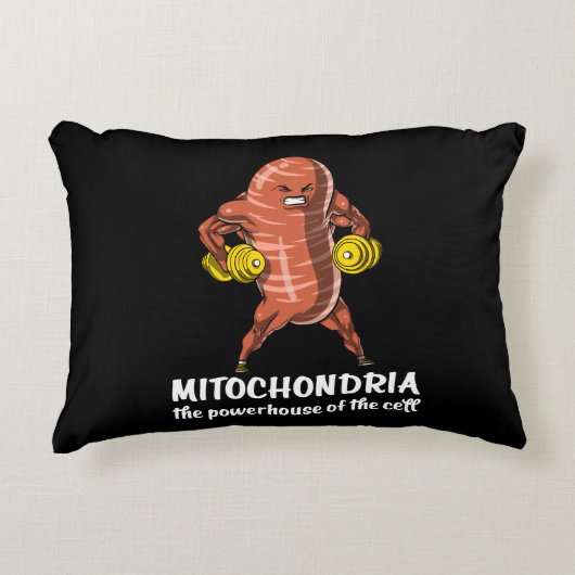 Biology Science Mitochondria Funny Joke Accent Kussen (Voorkant)