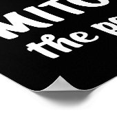 Biology Science Mitochondria Funny Joke Poster (Hoek)