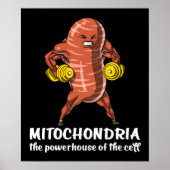 Biology Science Mitochondria Funny Joke Poster (Voorkant)