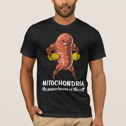 Biology Science Mitochondria Funny Joke T-shirt (Voorkant)