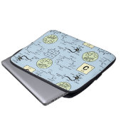 Biology Science Teacher Cell Genetics Neuron Nerd Laptop Sleeve (Voorkant onderkant)