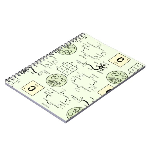 Biology Science Teacher Cell Genetics Neuron Nerd Notitieboek (Linkerzijde)