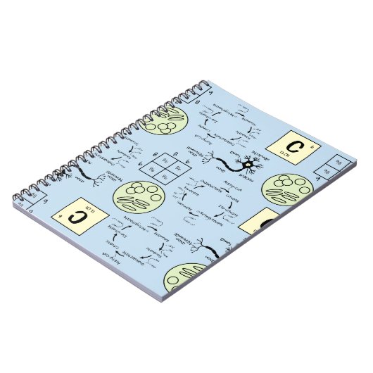 Biology Science Teacher Cell Genetics Neuron Nerd Notitieboek (Linkerzijde)