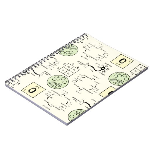 Biology Science Teacher Cell Genetics Neuron Nerd Notitieboek (Linkerzijde)