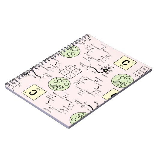 Biology Science Teacher Cell Genetics Neuron Nerd Notitieboek (Linkerzijde)