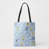 Biology Science Teacher Cell Genetics Neuron Nerd Tote Bag (Voorkant)