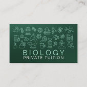 Biology Science Tutoring Services - Docent Visitekaartje (Voorkant)