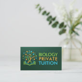 Biology Science Tutoring Services - Docent Visitekaartje (Staand voorkant)