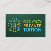 Biology Science Tutoring Services - Docent Visitekaartje (Voorkant)