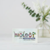 Biology Science Tutoring Services - Docent Visitekaartje (Staand voorkant)