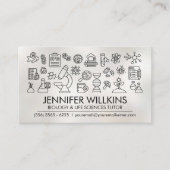 Biology Science Tutoring Services - Docent Visitekaartje (Voorkant)