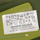 Biology Science Tutoring Services - Docent Visitekaartje