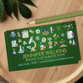 Biology Science Tutoring Services - Docent Visitekaartje