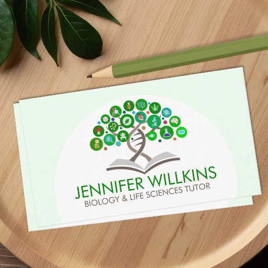 Biology Science Tutoring Services - Docent Visitekaartje