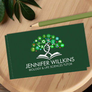 Biology Science Tutoring Services - Docent Visitekaartje