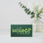 Biology Science Tutoring Services - Docent Visitekaartje (Staand voorkant)