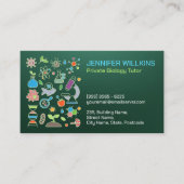 Biology Science Tutoring Services Visitekaartje (Voorkant)