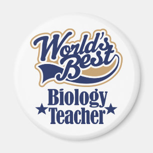 Biology Teacher Gift for (Beste werelden) Magneet