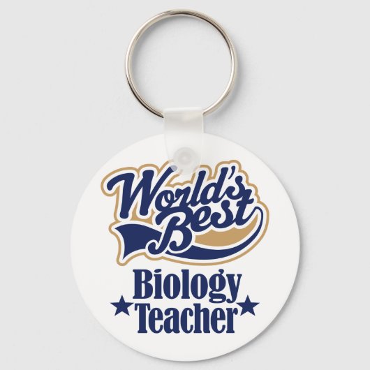 Biology Teacher Gift for (Beste werelden) Sleutelhanger (Voorkant)