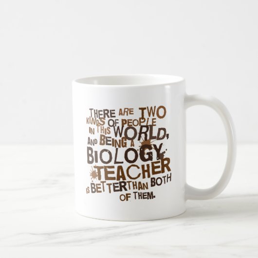 Biology Teacher Gift Koffiemok (Rechts)