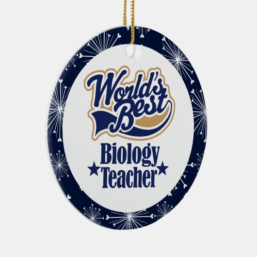 Biology Teacher Gift Ornament (Rechts)