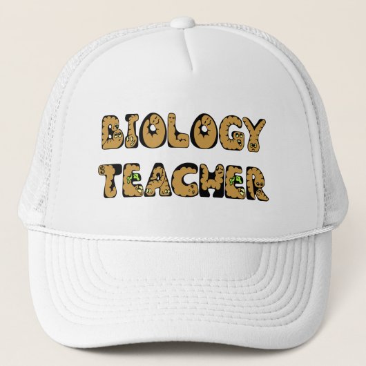 Biology Teacher Trucker Pet (Voorkant)