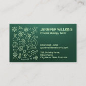 Biology Tutoring Services Visitekaartje (Voorkant)