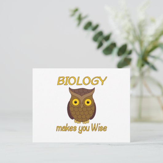 Biology Wise Briefkaart (Staand voorkant)
