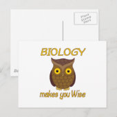Biology Wise Briefkaart (Voorkant / Achterkant)