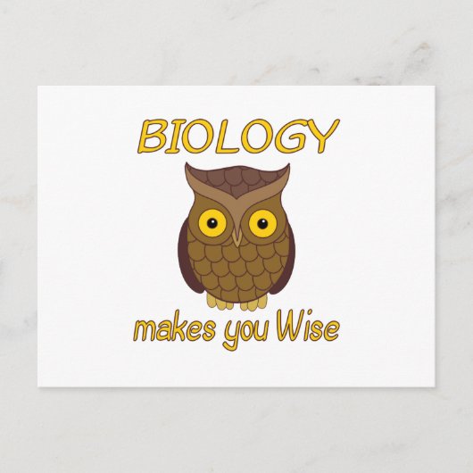 Biology Wise Briefkaart (Voorkant)