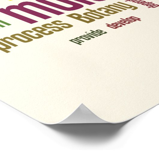 Biology Wordle No. 9 Poster (Hoek)