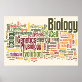 Biology Wordle No. 9 Poster (Voorkant)
