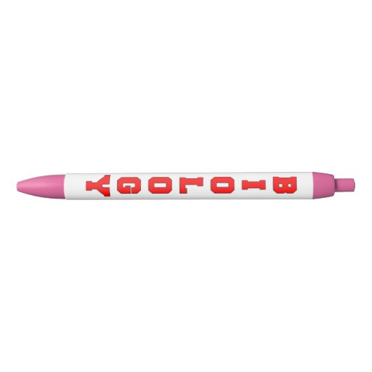 Biology Zwarte Inkt Pen (Voorkant)