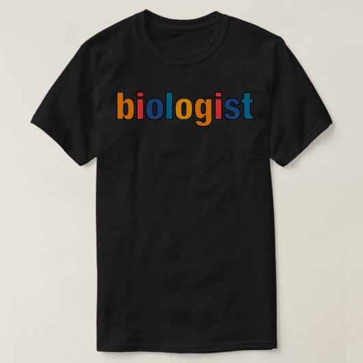 bioloog 2 t-shirt (Design voorkant)